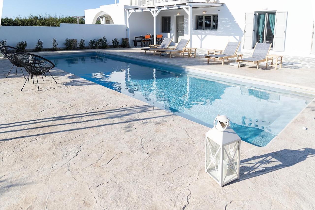 White Pearl Villa Naxos With Private Swimming Pool Naxos City Bagian luar foto