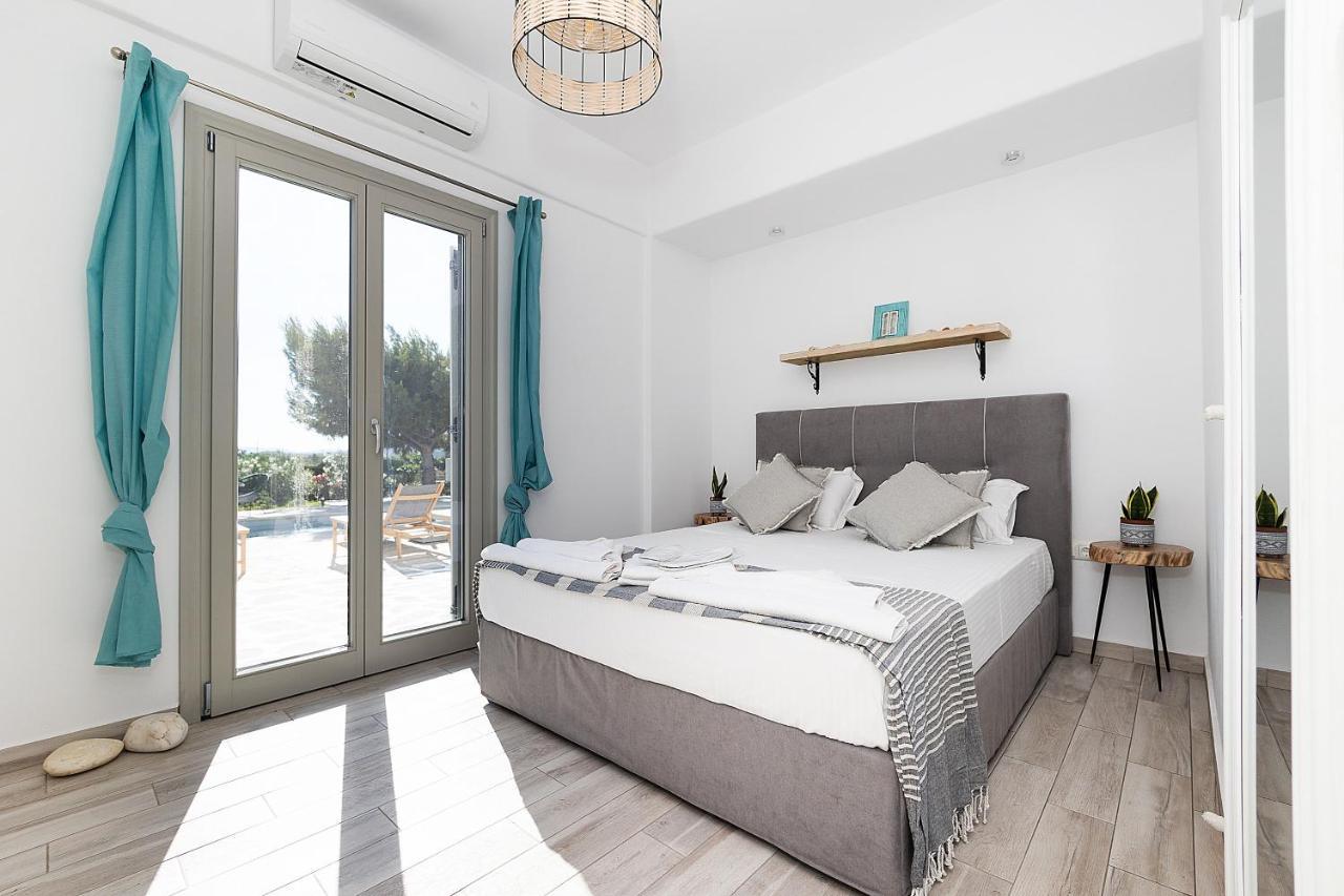 White Pearl Villa Naxos With Private Swimming Pool Naxos City Bagian luar foto